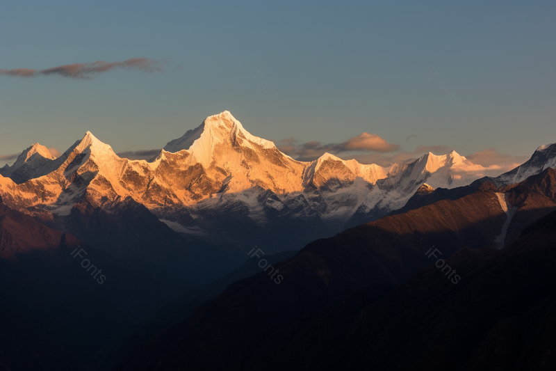 摄影图高清的图片黄昏的雪山风光,高清,摄影图,摄影图片,图片大全,摄影图免费下载